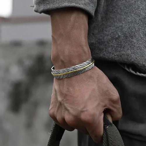 Armspange feder herren - armspange,