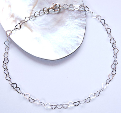 Armband silber 925 herz - silber, arm