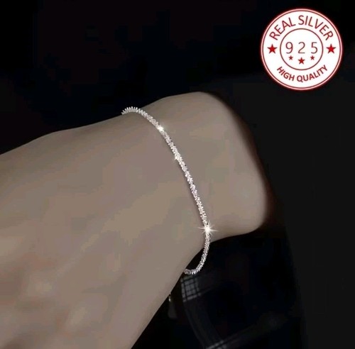 Funkelndes silber armband - silber,