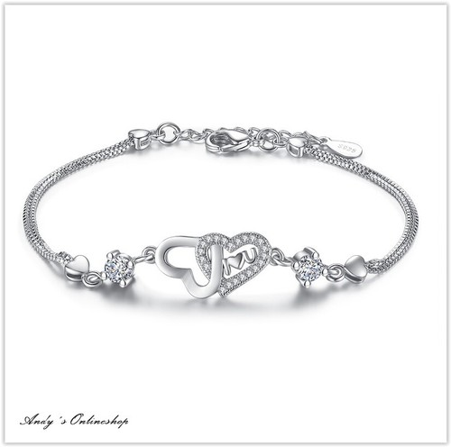 Damen armband herz geschenk - armband,