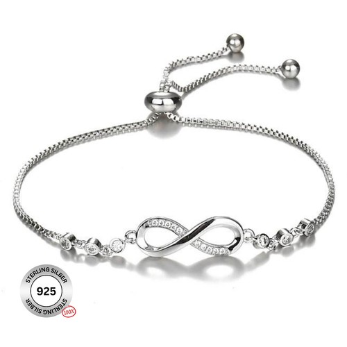 Silberarmband infinity charm - silberarmband,