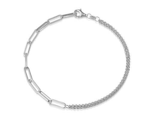 925 silber armband 20cm 3mm - silber,