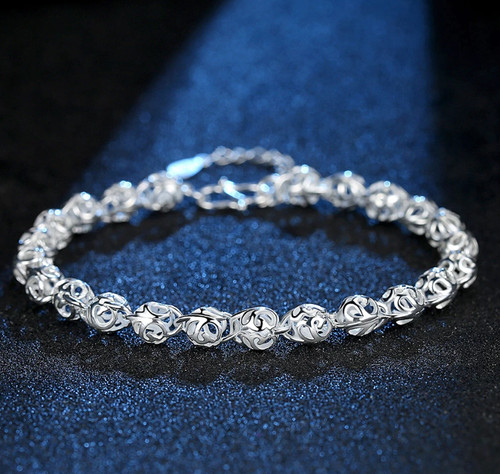Armband kugeln rosenornament - kugeln,