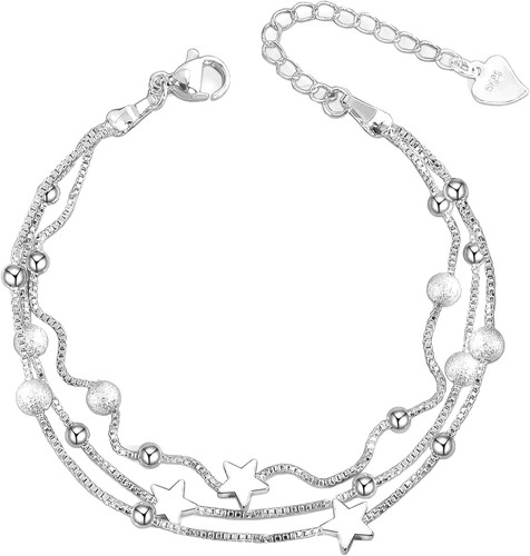 925 silber damen armband stern - armband,