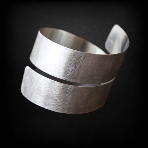 Breiter damen armreif armband - breiter,