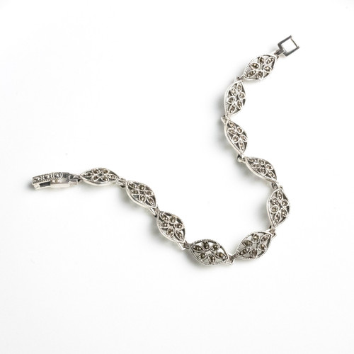 Vintage armband silber - armband,