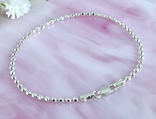 Kugelkette silber 925 mm - silber, 2,2